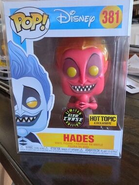 Funko Pop! Disney Hades Figure - Pink & Yellow Hot Topic Exclusive